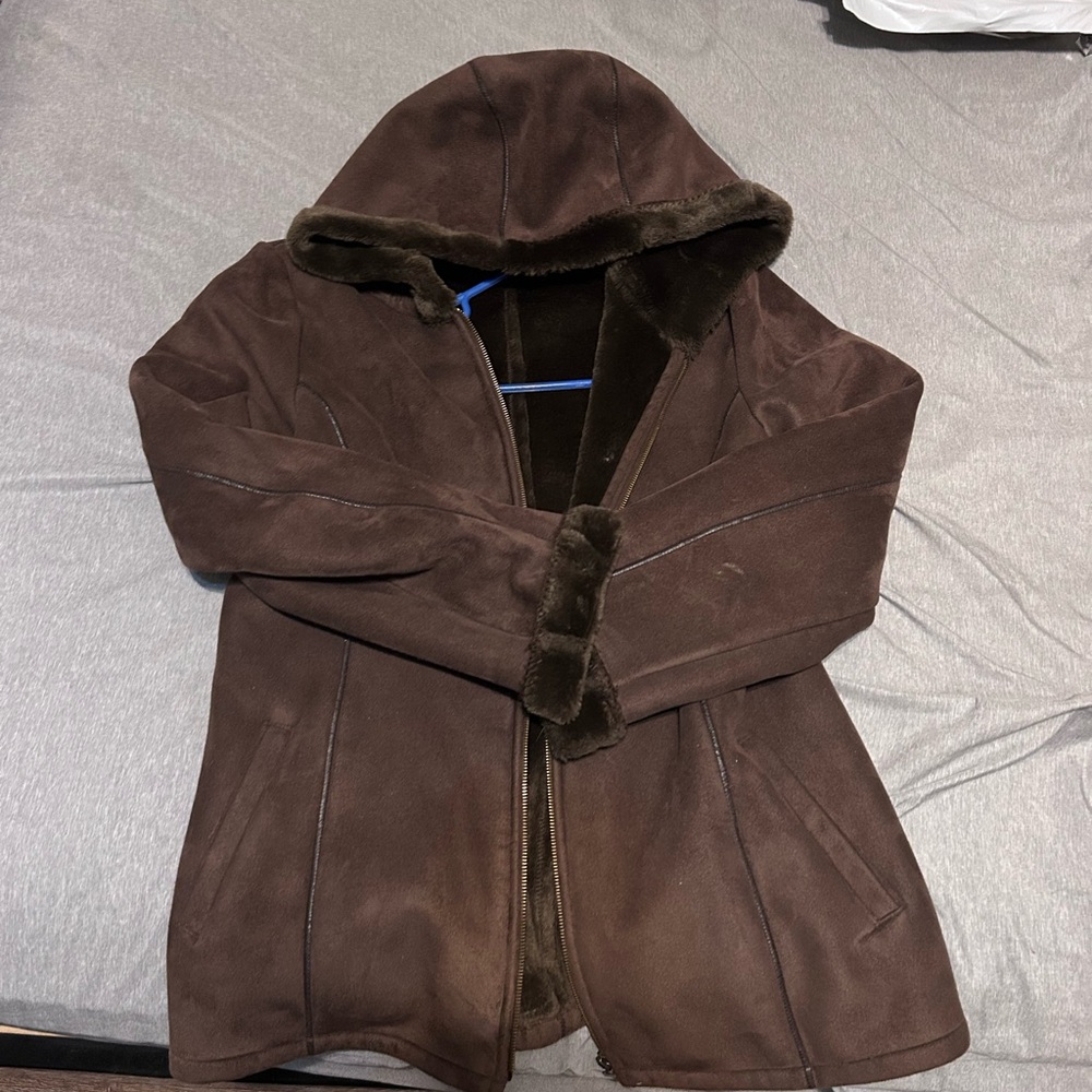 Marvin Richard’s Brown Hooded Jacket
